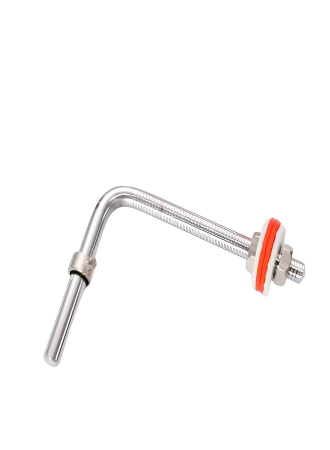 Ausam مفصلات براغي غطاء مقعد المرحاض من الفولاذ المقاوم للصدأ من نوع Ausam على شكل حرف L، طقم إصلاح أغطية مقاعد المراحيض الأوروبية، قطع غيار وملحقات لأغطية مقاعد المراحيض الغربية. - Image 2